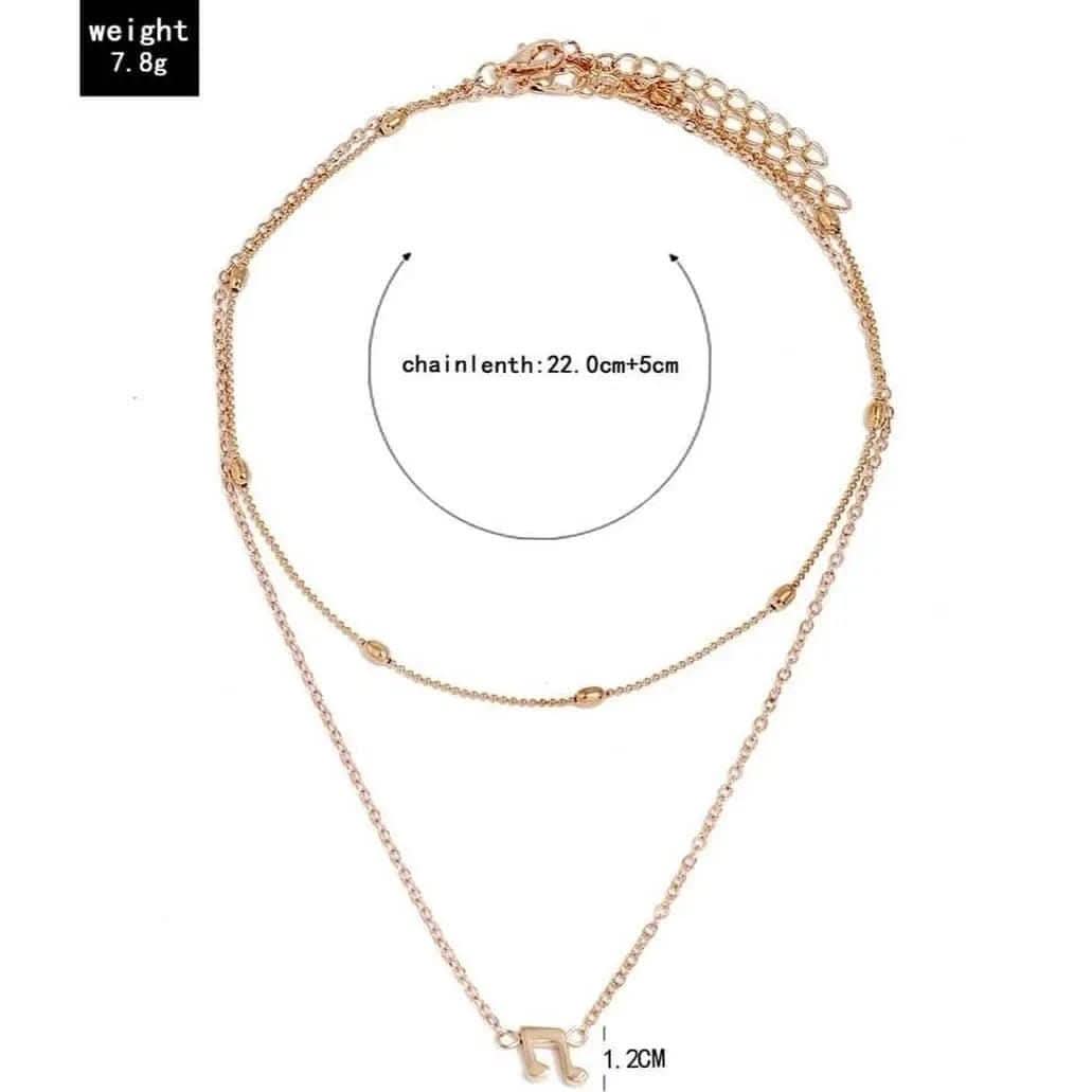 Melody Muse Double Layer Necklace - Doopshop Company