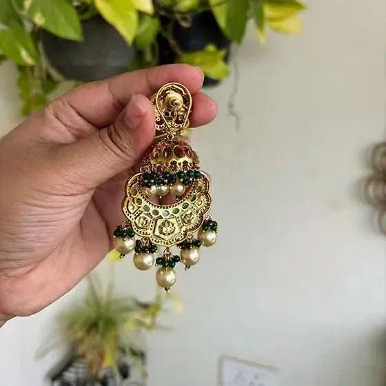 Agnijwala Ruby Kundan Earrings - Doopshop Company