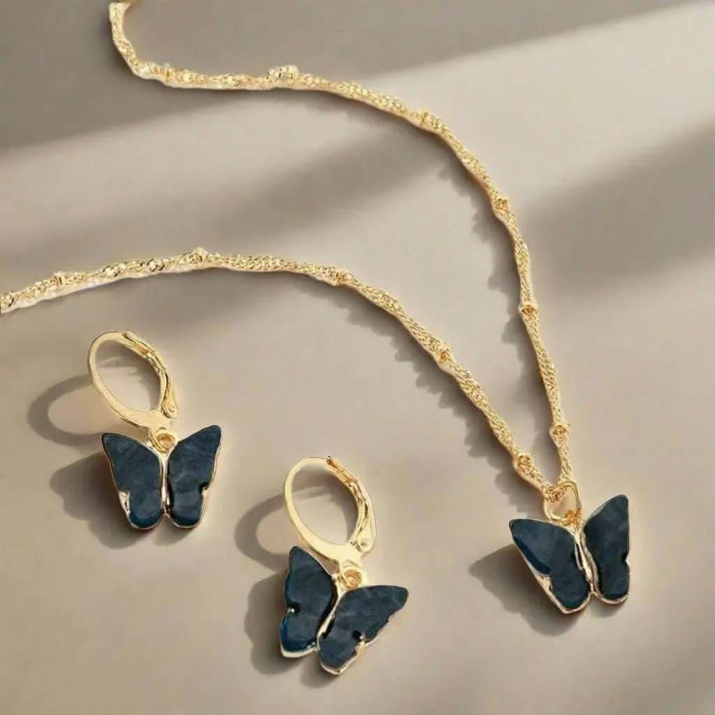 Cute Butterflie Stone Necklace - Doopshop Company